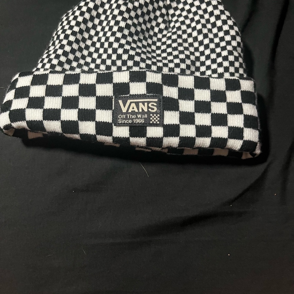 Vans Monochrome Checkered Beanie